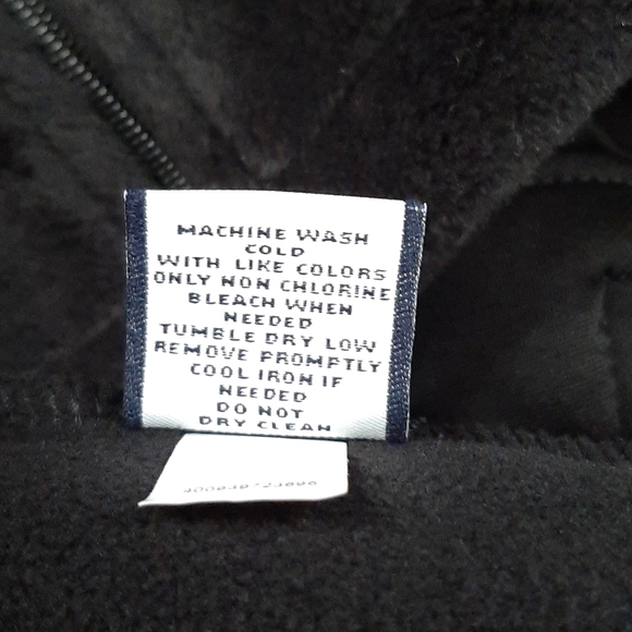 NWT FILA Women's Black Fleece Zip Up Jacket, Size Small - Picture 11 of 11